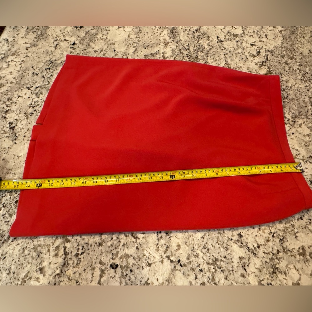 Kasper Suit - Red Pencil Skirt‎ Knee-length Work - Picture 8 of 10